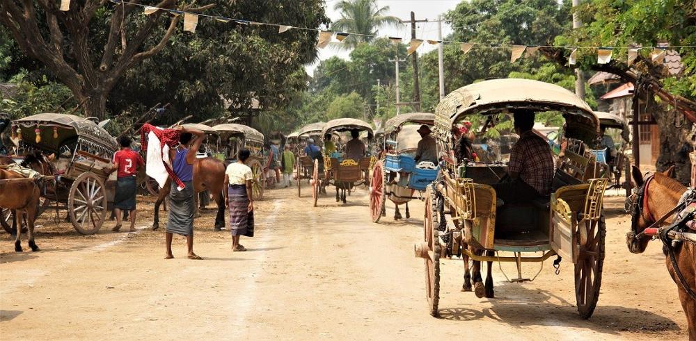 Les moyens de transport au Myanmar