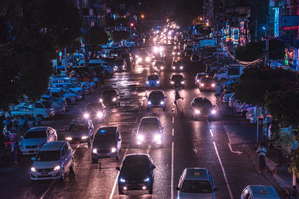 Les moyens de transport au Myanmar